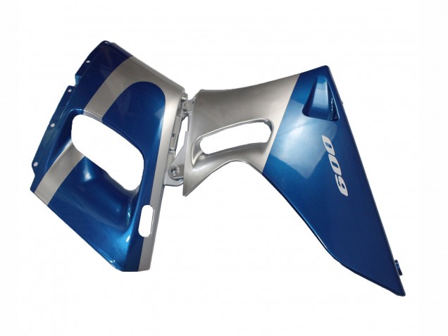 Lojas Carenagens Moto Kawasaki ZZR600 1998-2003 - Azul Prata Preto