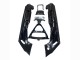 Lojas Carenagens Moto Kawasaki ZZR600 1998-2003 - Preto Brilhante Ouro Ninja
