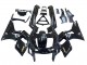 Lojas Carenagens Moto Kawasaki ZZR600 1998-2003 - Preto Brilhante Ouro Ninja