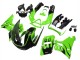 Lojas Carenagens Moto Kawasaki ZZR600 1998-2003 - Verde Preto Brilhante Chama