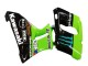 Lojas Carenagens Moto Kawasaki ZZR600 1998-2003 - Verde Preto Brilhante Azul Monstro Elf Touch4 Bridgestone