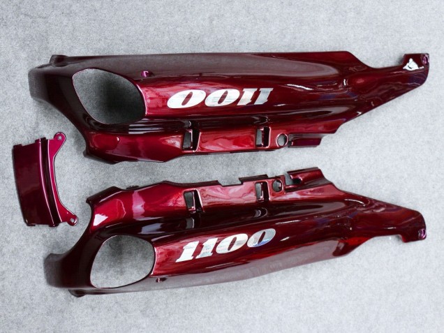 Lojas Carenagem Moto Kawasaki ZZR1100 1993-2003 - Vermelho Escuro
