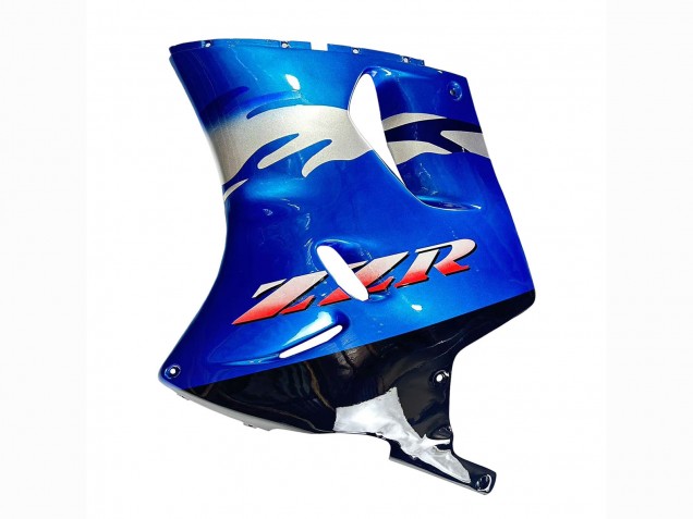 Lojas Carenagens Moto Kawasaki ZZR1100 1993-2003 - Azul Prata Preto