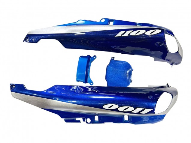 Lojas Carenagens Moto Kawasaki ZZR1100 1993-2003 - Azul Prata Preto