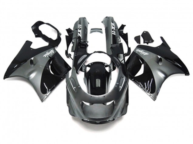 Lojas Carenagens Moto Kawasaki ZZR1100 1993-2003 - Cinzento Preto Ninja