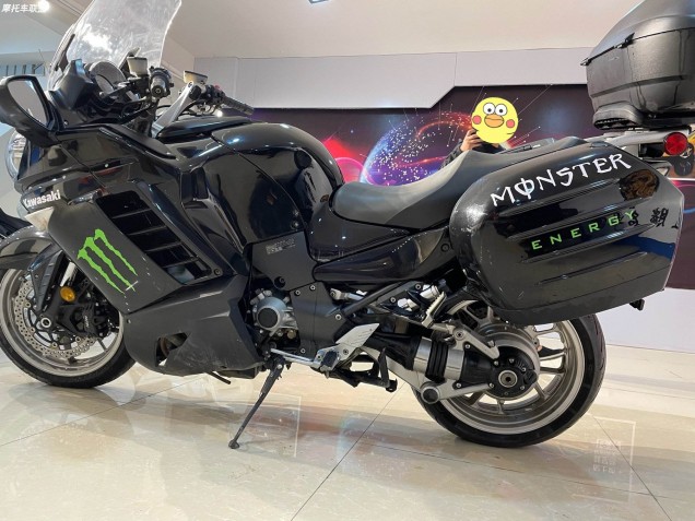 Lojas Carenagens Moto Kawasaki GTR1400/ZG1400 2007-2009 - Preto Monstro
