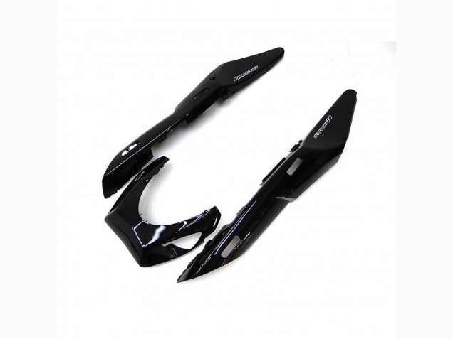 Lojas Carenagens Moto Kawasaki GTR1400/ZG1400 2007-2009 - Preto Fosco Verde Linha