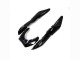 Lojas Carenagens Moto Kawasaki GTR1400/ZG1400 2007-2009 - Preto Fosco Verde Linha