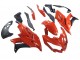 Lojas Carenagens Moto Kawasaki Versys 650 2015-2021 - Vermelho Preto Fosco