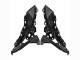 Lojas Carenagens Moto Kawasaki Versys 650 2022-2025 - Preto Brilhante Branco