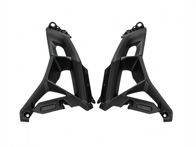 Lojas Carenagens Moto Kawasaki Versys 650 2022-2025 - Preto Brilhante Branco