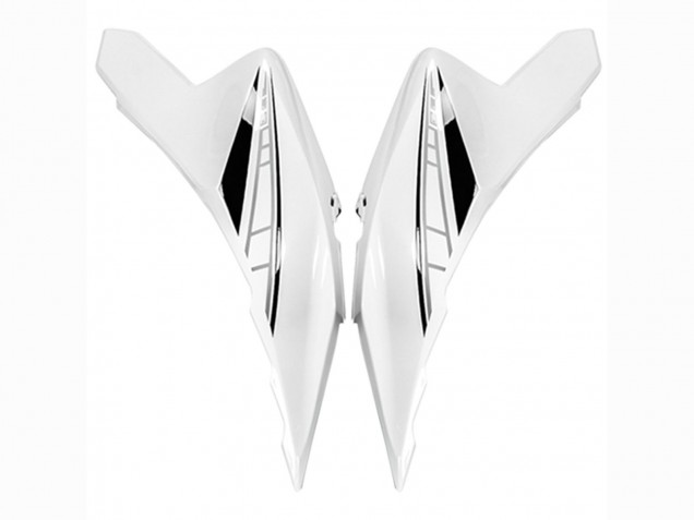Lojas Carenagens Moto Kawasaki Versys 650 2022-2025 - Preto Brilhante Branco