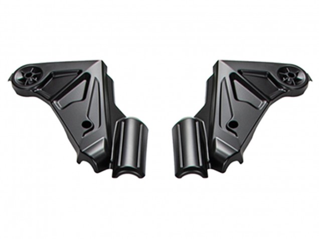 Lojas Carenagens Moto Kawasaki Versys 650 2022-2025 - Preto Brilhante Branco