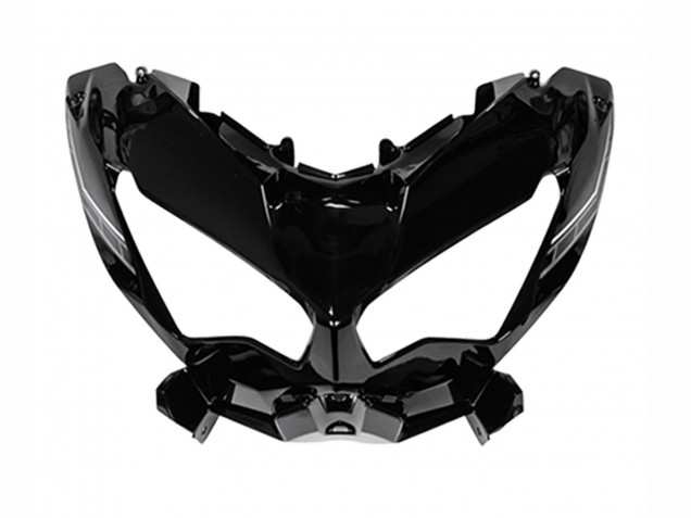 Lojas Carenagens Moto Kawasaki Versys 650 2022-2025 - Preto Brilhante Branco