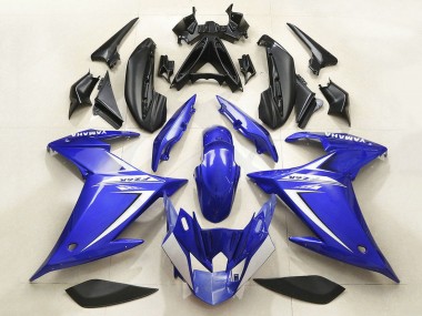 Lojas Carenagem Moto Yamaha FZ6R 2009-2015 - Azul Branco