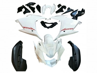 Lojas Carenagens Moto Yamaha FZ6R 2009-2015 - Branco Preto Vermelho