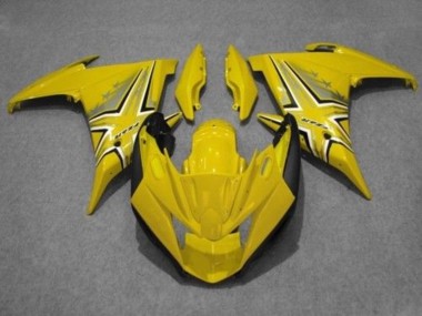 Lojas Carenagens Moto Yamaha FZ6R 2009-2015 - Amarelo Preto