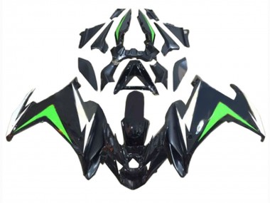 Lojas Carenagens Moto Yamaha FZ6R 2009-2015 - Preto Branco Verde