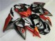 Lojas Carenagens Moto Suzuki GSXR 1000 2009-2016 - Laranja Preto Brilhante
