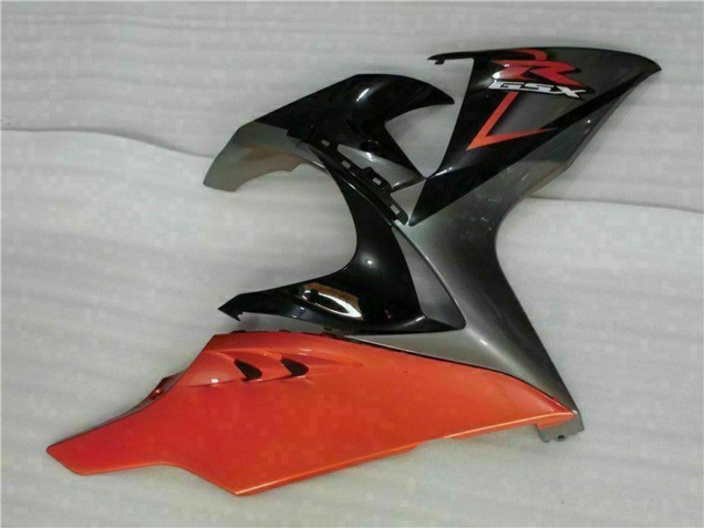Lojas Carenagens Moto Suzuki GSXR 1000 2009-2016 - Laranja Preto Brilhante