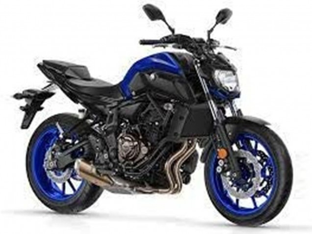 Lojas Carenagens Moto Yamaha MT07/FZ07 2012-2017 - Azul Preto