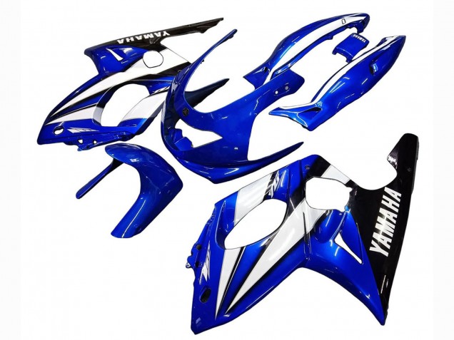 Lojas Carenagens Moto Yamaha YZF600R Thundercat 1996-2007 - Azul Branco Preto