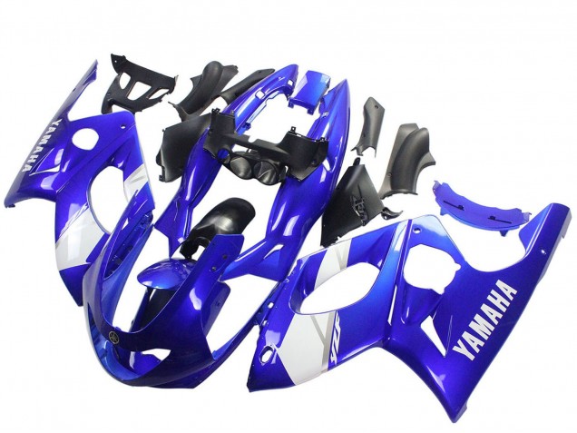 Lojas Carenagem Moto Yamaha YZF600R Thundercat 1996-2007 - Azul Branco Prata