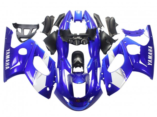 Lojas Carenagem Moto Yamaha YZF600R Thundercat 1996-2007 - Azul Branco Prata