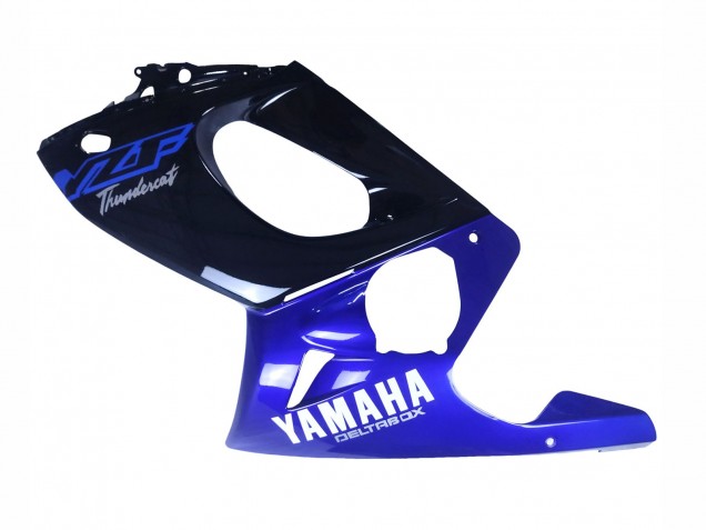 Lojas Carenagens Moto Yamaha YZF600R Thundercat 1996-2007 - Azul Preto Brilhante