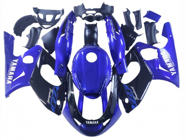 Lojas Carenagens Moto Yamaha YZF600R Thundercat 1996-2007 - Azul Preto Brilhante