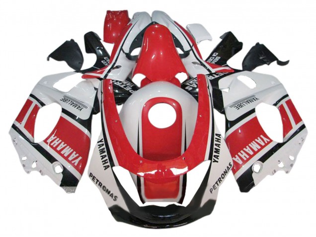 Lojas Carenagens Moto Yamaha YZF600R Thundercat 1996-2007 - Branco Vermelho Preto Petronas Yamalube
