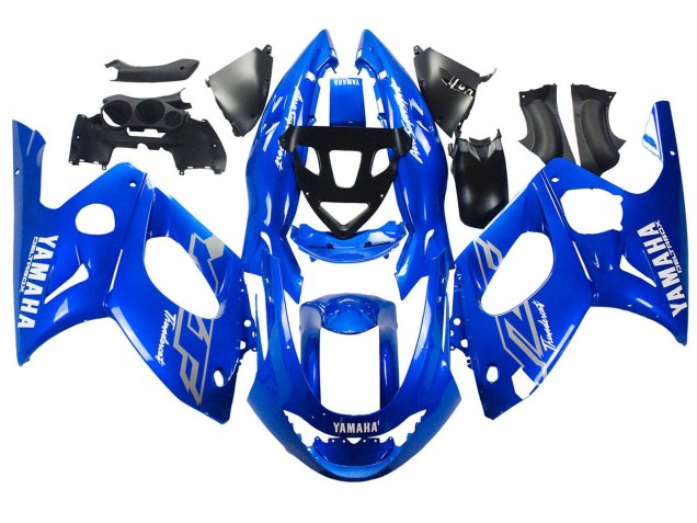 Lojas Carenagens Moto Yamaha YZF600R Thundercat 1996-2007 - Azul Branco Prata