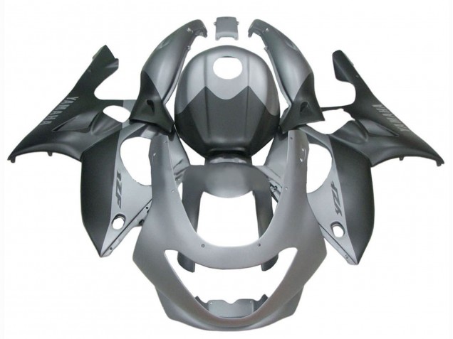 Lojas Carenagens Moto Yamaha YZF600R Thundercat 1996-2007 - Preto Fosco Cinzento