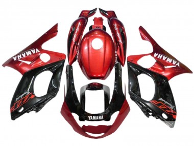 Lojas Carenagens Moto Yamaha YZF600R Thundercat 1996-2007 - Vermelho Preto Prata