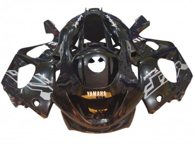 Lojas Carenagens Moto Yamaha YZF600R Thundercat 1996-2007 - Preto Brilhante Camaleão