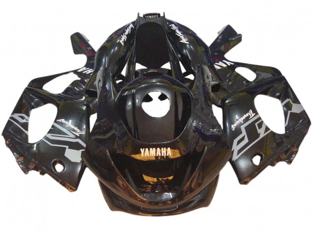 Lojas Carenagens Moto Yamaha YZF600R Thundercat 1996-2007 - Preto Brilhante Camaleão
