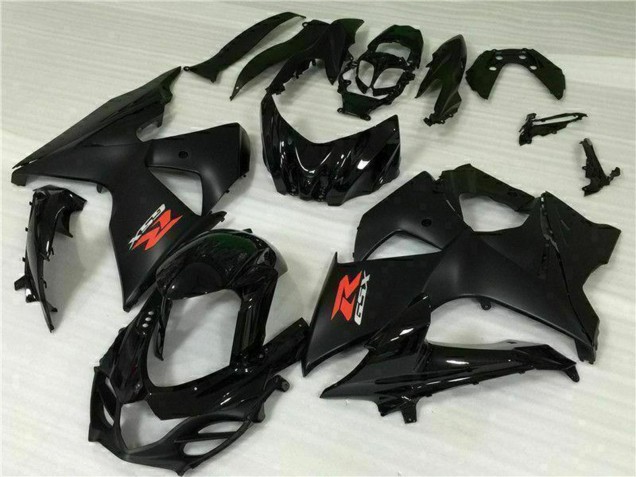 Lojas Carenagem Moto Suzuki GSXR 1000 2009-2016 - Preto Brilhante Preto Fosco
