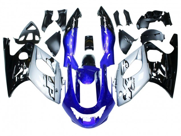 Lojas Carenagens Moto Yamaha YZF600R Thundercat 1996-2007 - Azul Prata Preto