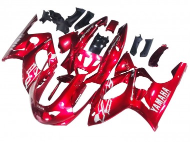 Lojas Carenagens Moto Yamaha YZF600R Thundercat 1996-2007 - Vermelho Branco Thunderace
