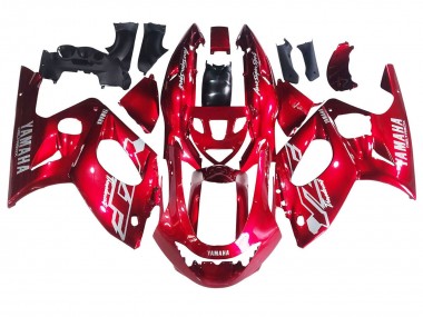 Lojas Carenagens Moto Yamaha YZF600R Thundercat 1996-2007 - Vermelho Branco Thunderace