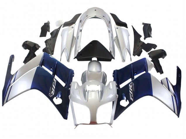 Lojas Carenagens Moto Yamaha FJR1300 2001-2006 - Azul Escuro Prata