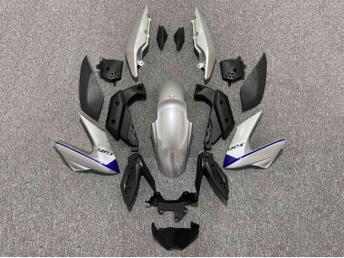 Lojas Carenagens Moto Yamaha XJ6 2009-2012 - Prata Azul