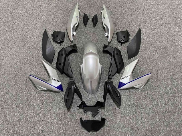 Lojas Carenagens Moto Yamaha XJ6 2009-2012 - Prata Azul