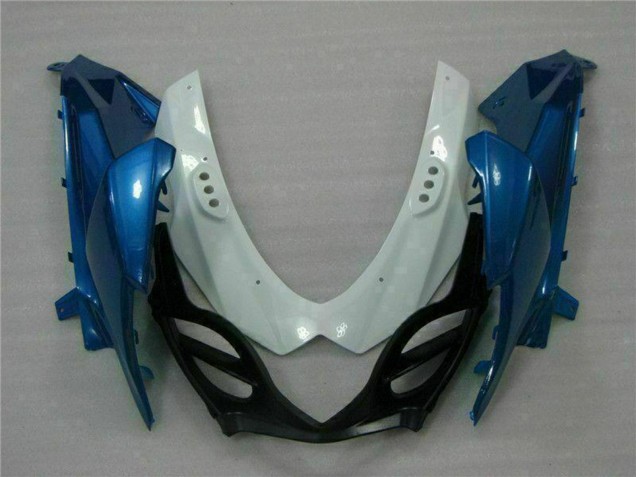Lojas Kit Carenagem ABS Suzuki GSXR 1000 2009-2016 - Branco Azul Preto