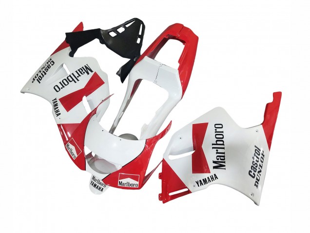 Lojas Carenagens Moto Yamaha TZR250 3XV 1991-1994 - Branco Vermelho Marlboro Castrol Dunlop