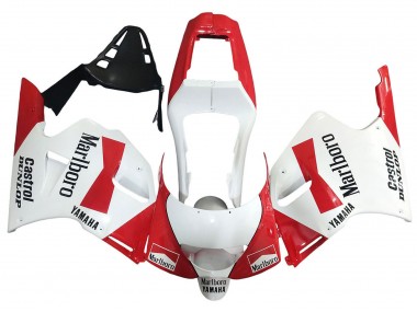 Lojas Carenagens Moto Yamaha TZR250 3XV 1991-1994 - Branco Vermelho Marlboro Castrol Dunlop
