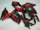 Lojas Carenagens Moto Suzuki GSXR 1000 2009-2016 - Vermelho Preto Brilhante