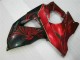 Lojas Carenagens Moto Suzuki GSXR 1000 2009-2016 - Vermelho Preto Brilhante