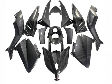 Lojas Carenagens Moto Yamaha TMAX530 2012-2014 - Preto Fibra de Carbono