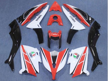 Lojas Carenagem Moto Yamaha TMAX530 2012-2014 - Vermelho Branco Preto